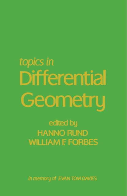 Topics in Differential Geometry, PDF eBook