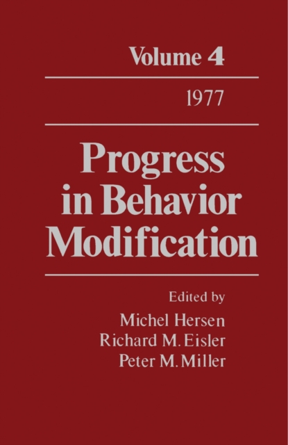 Progress in Behavior Modification : Volume 4, PDF eBook