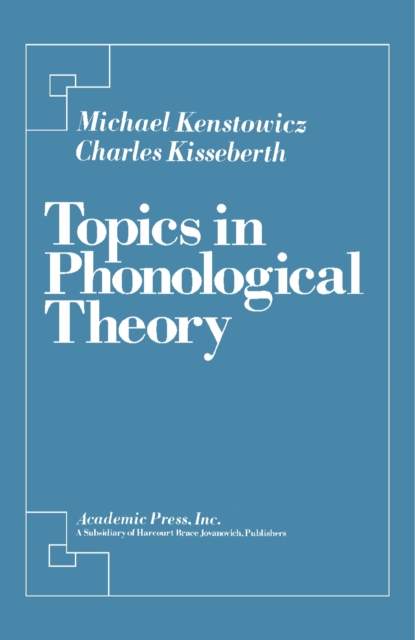 Topics in Phonological Theory, PDF eBook