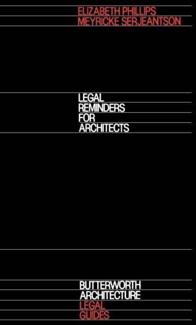 Legal Reminders for Architects, PDF eBook