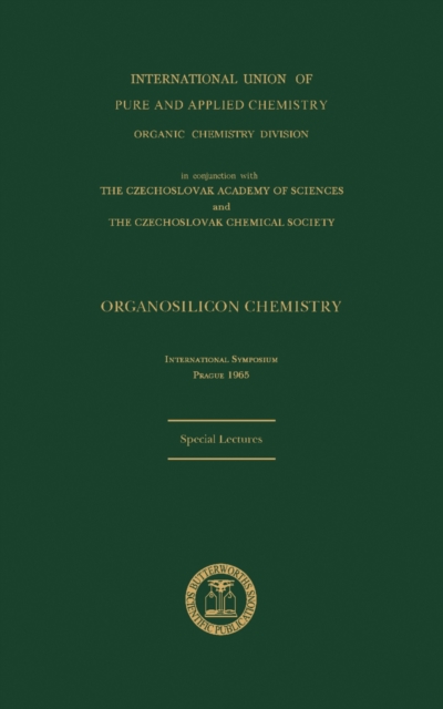 Organosilicon Chemistry : Special Lectures Presented at the International Symposium on Organosilicon Chemistry, PDF eBook