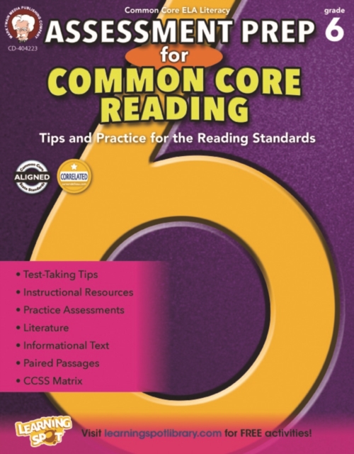 Assessment Prep for Common Core Reading, Grade 6, PDF eBook
