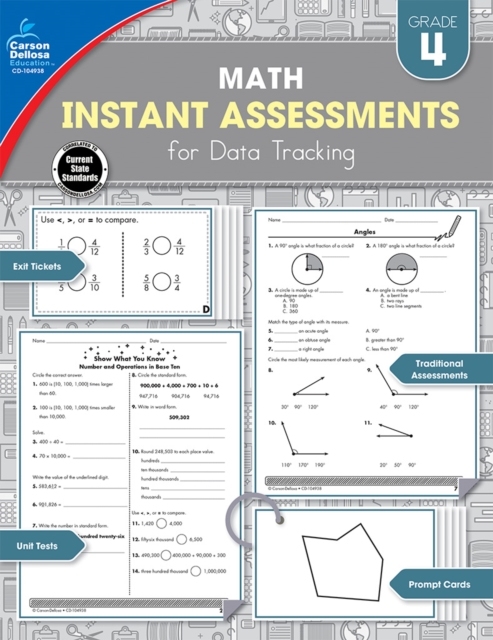 Instant Assessments for Data Tracking, Grade 4 : Math, PDF eBook