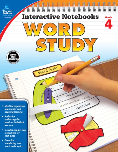 Interactive Notebooks Word Study, Grade 4, PDF eBook