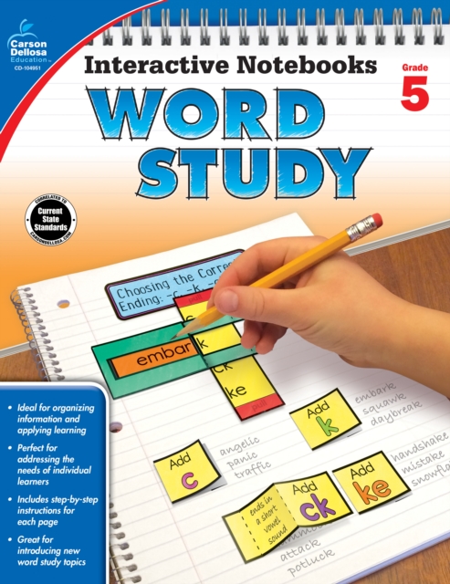 Interactive Notebooks Word Study, Grade 5, PDF eBook