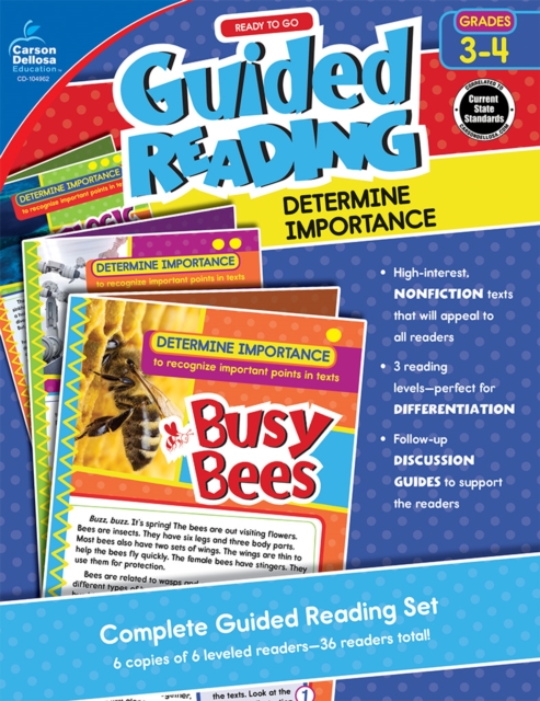 Ready to Go Guided Reading: Determine Importance, Grades 3 - 4, PDF eBook