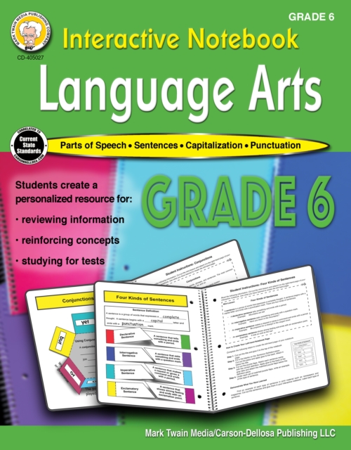 Interactive Notebook: Language Arts Workbook, Grade 6, PDF eBook