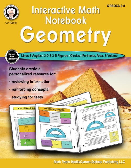 Interactive Math Notebook: Geometry Workbook, PDF eBook