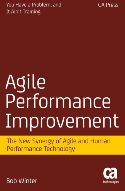 Agile Performance Improvement : The New Synergy of Agile and Human Performance Technology, PDF eBook