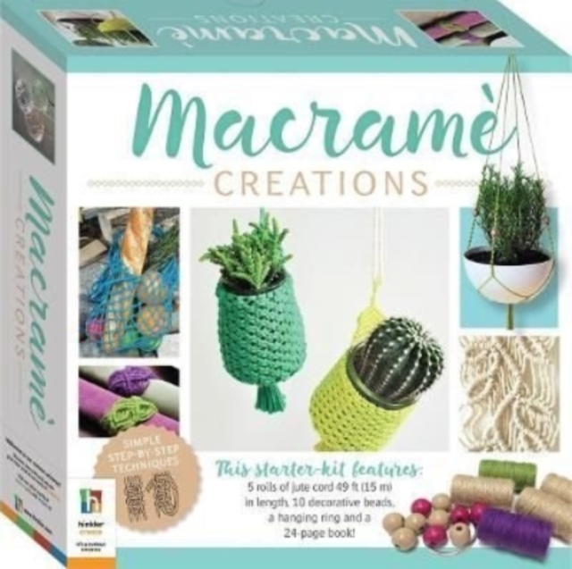 Macrame Creations Box Set, Kit Book