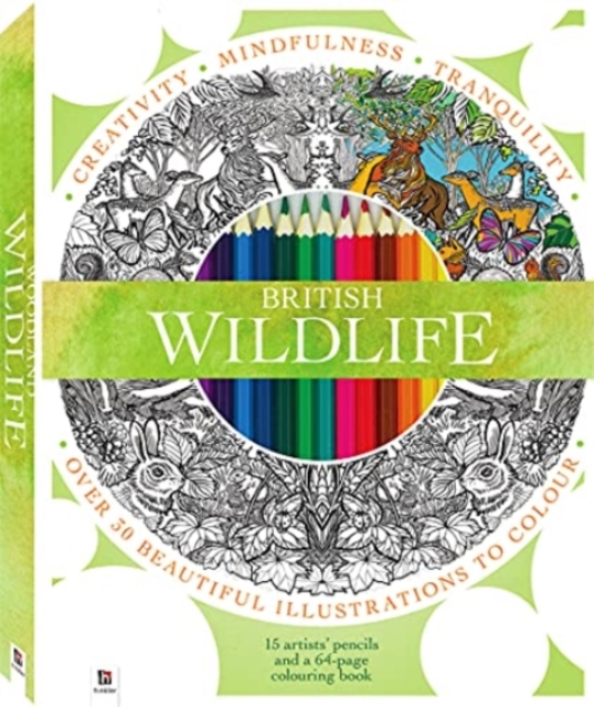 British Wildlife Colouring Kit, Paperback / softback Book