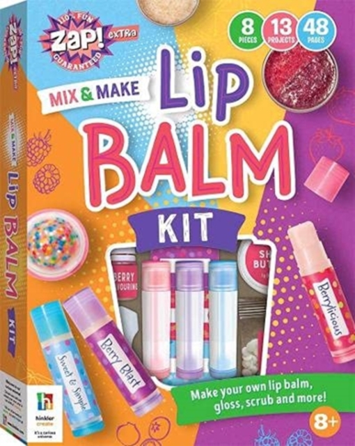 Zap! Extra: Mix 'n' Make Lip Balm Kit, Kit Book
