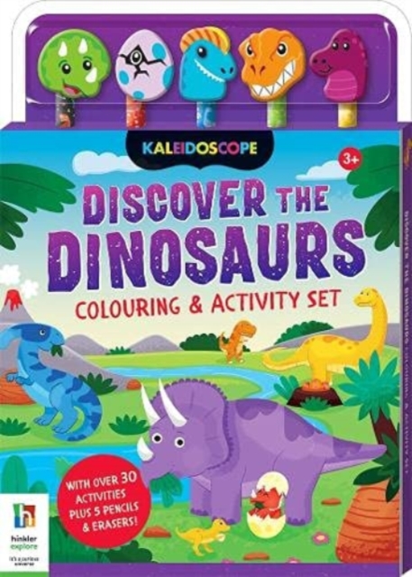 Discover the Dinosaurs Colouring & Activity Set, Kit Book