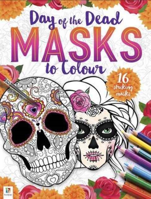 Day of the Dead Masks to Colour, Book Book