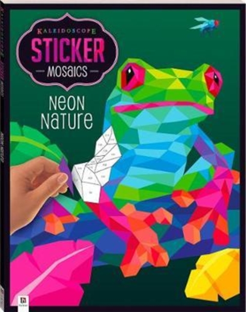 Kaleidoscope Sticker Mosaics: Neon Nature, Book Book