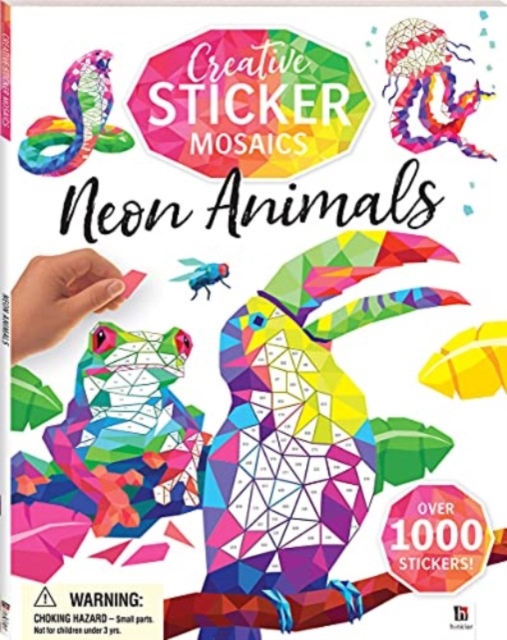 Creative Sticker Mosaics Neon Animals, Paperback / softback Book