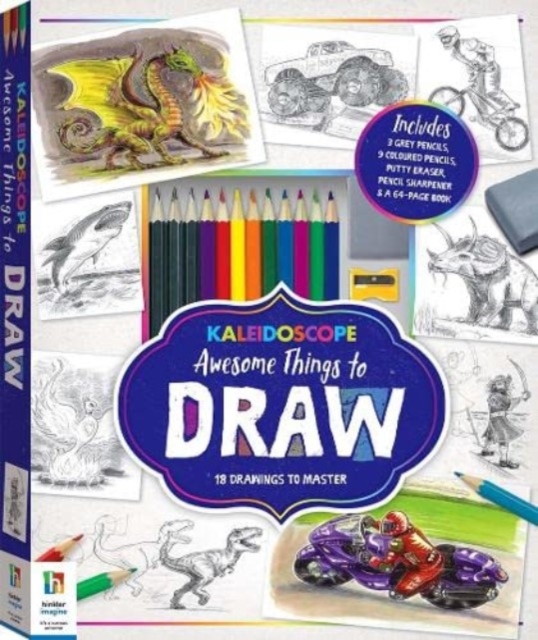 Kaleidoscope: Awesome Things to Draw, Kit Book