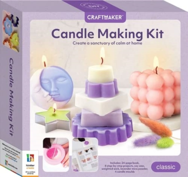 Craft Maker Classic Candle Making Kit, Kit Book