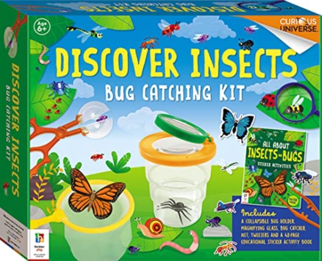 Discover Insects Bug Catching Kit, Kit Book