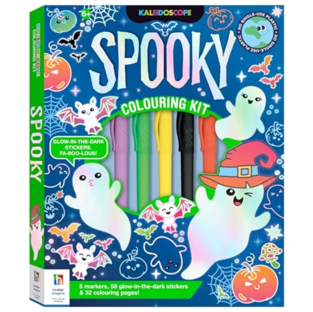 Kaleidoscope Spooky Colouring Kit, Kit Book