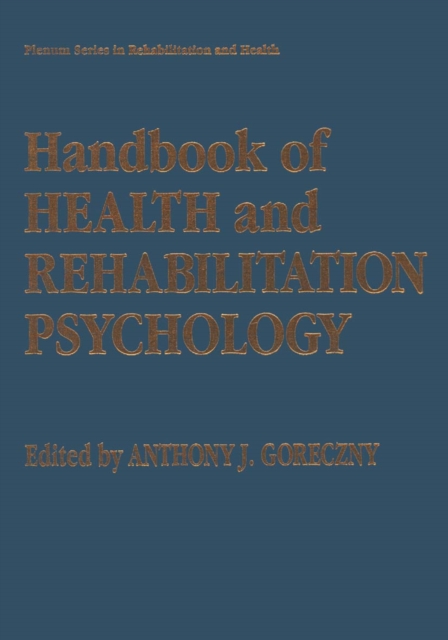 Handbook of Health and Rehabilitation Psychology, PDF eBook