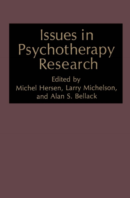 Issues in Psychotherapy Research, PDF eBook