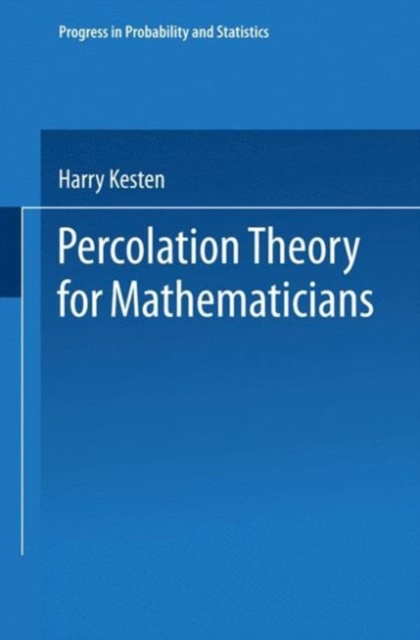 Percolation Theory for Mathematicians, PDF eBook