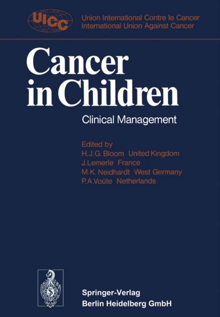Cancer in Children : Clinical Management, PDF eBook