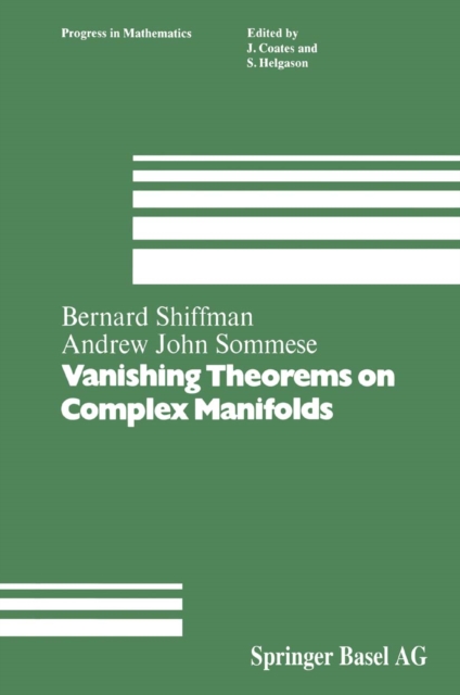 Vanishing Theorems on Complex Manifolds, PDF eBook