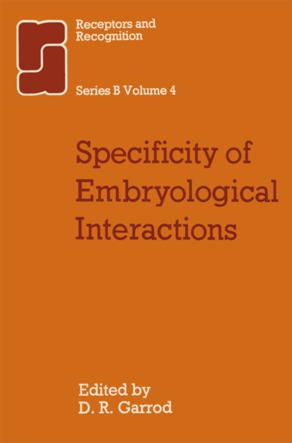 Specificity of Embryological Interactions, PDF eBook