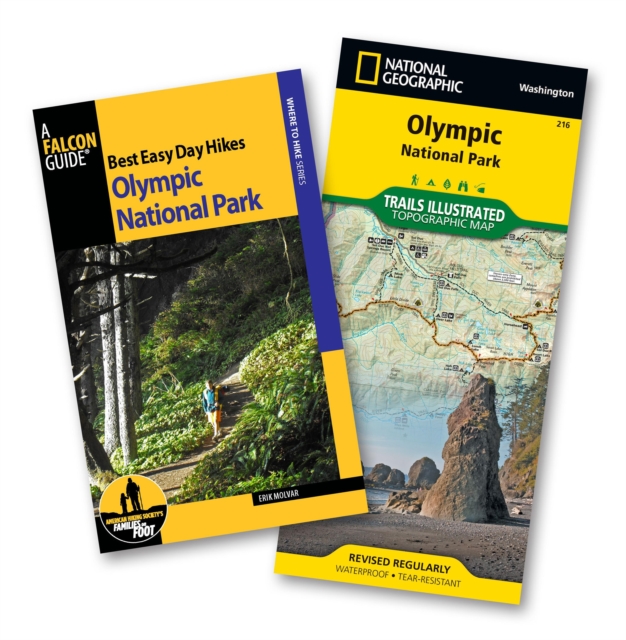 Best Easy Day Hiking Guide and Trail Map Bundle: Olympic National Park, Mixed media product Book