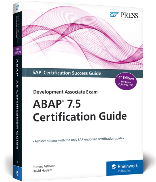 ABAP 7.5 Certification Guide : Development Associate Exam, Paperback / softback Book