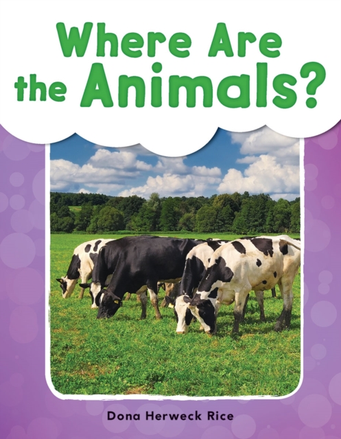 Where Are the Animals?, PDF eBook