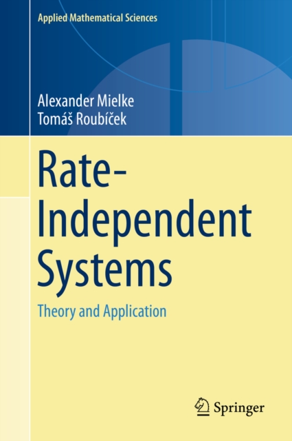Rate-Independent Systems : Theory and Application, PDF eBook