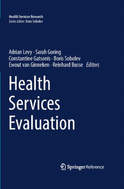 Health Services Evaluation, Mixed media product Book