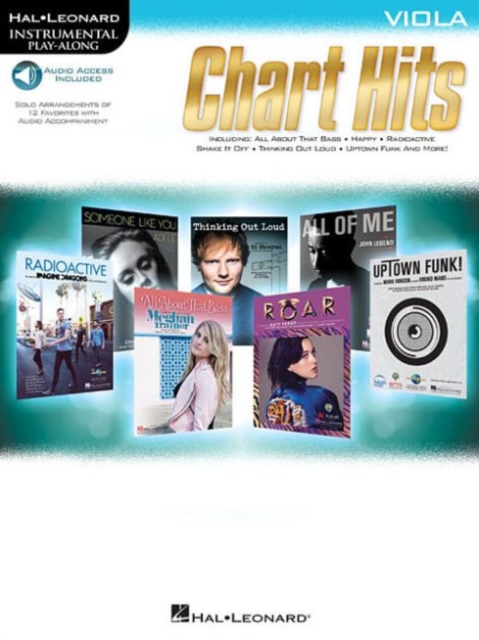 Instrumental Play-Along : Chart Hits - Viola (Book/Online Audio), Paperback / softback Book