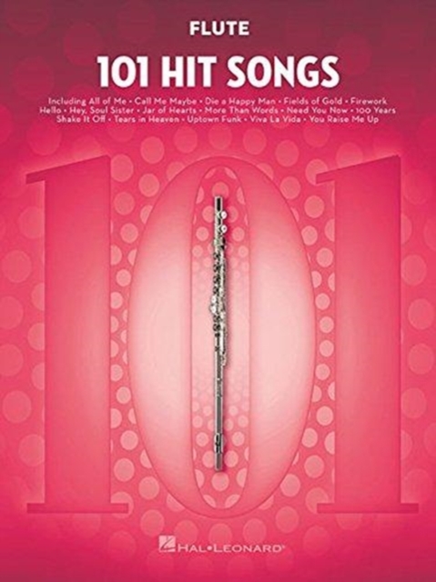 101 Hit Songs : For Flute, Book Book