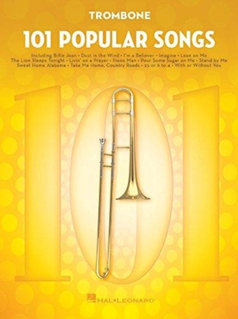 101 Popular Songs : For Trombone, Book Book