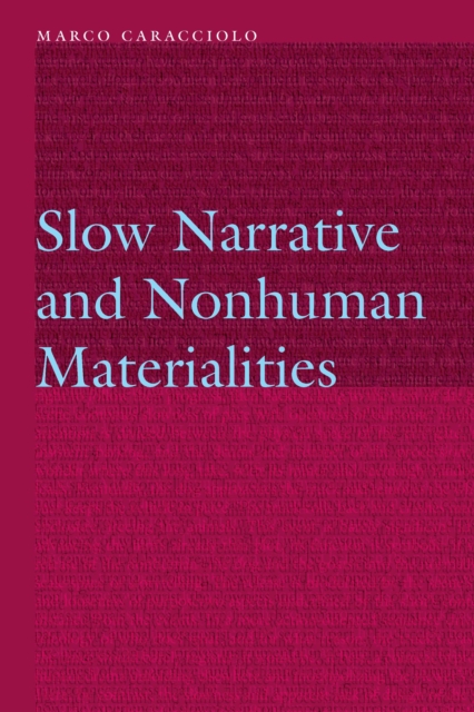 Slow Narrative and Nonhuman Materialities, PDF eBook