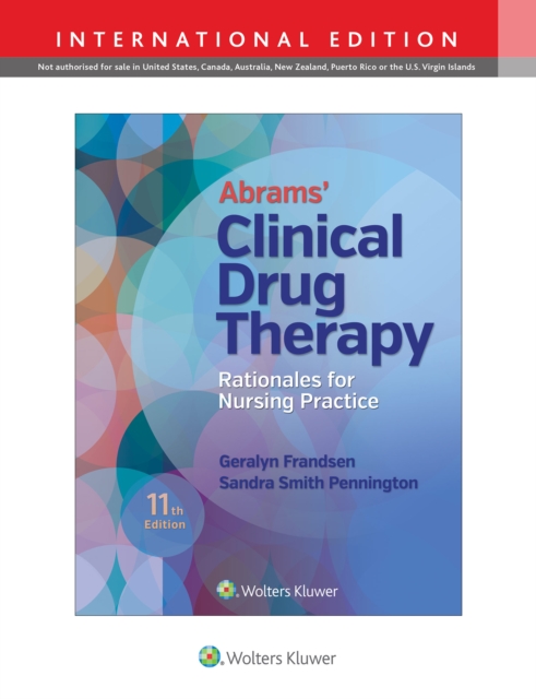 Abrams' Clinical Drug Therapy, Paperback / softback Book