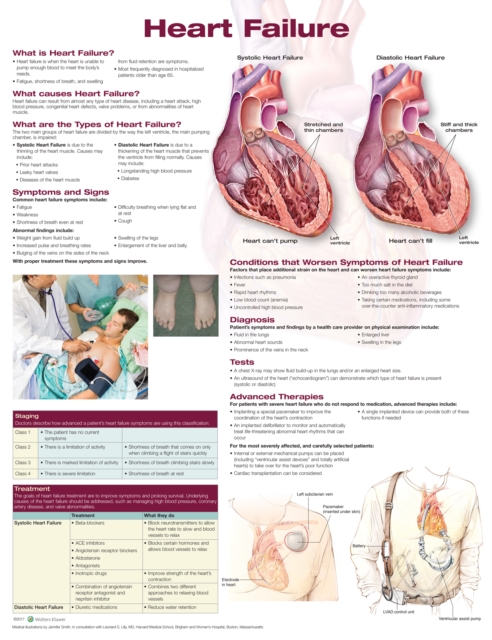 Heart Failure Anatomical Chart, Wallchart Book