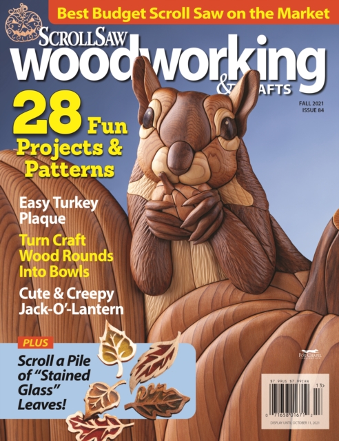 Scroll Saw Woodworking & Crafts Issue 84 Fall 2021, Other book format Book