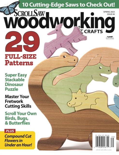 Scroll Saw Woodworking & Crafts Issue 90 Spring 2023, Paperback / softback Book