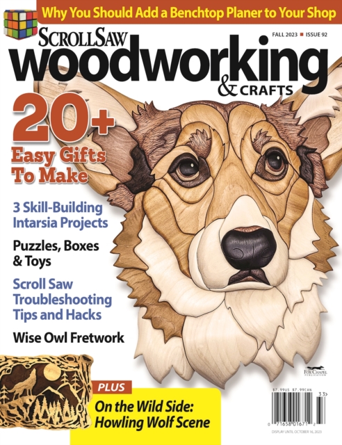 Scroll Saw Woodworking & Crafts Issue 92 Fall 2023, Paperback / softback Book