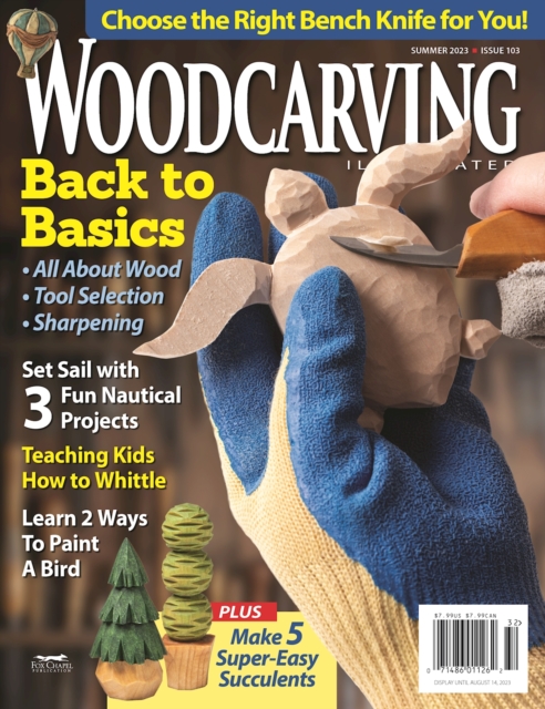 Woodcarving Illustrated Issue 103 Summer 2023, Paperback / softback Book