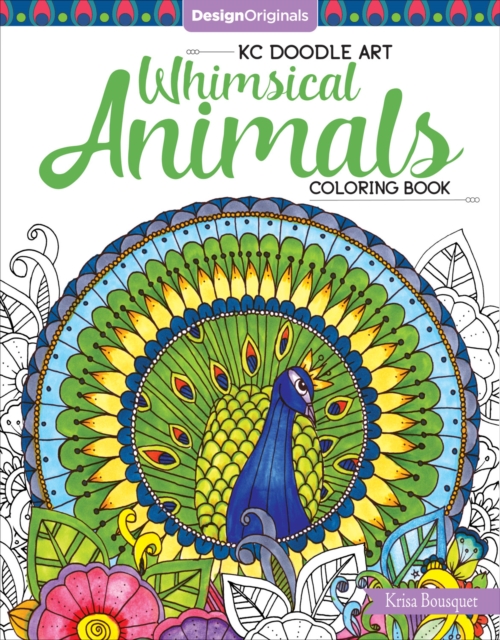 KC Doodle Art Whimsical Animals Coloring Book, Paperback / softback Book