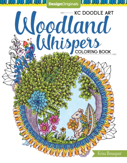 KC Doodle Art Woodland Whispers Coloring Book, Paperback / softback Book