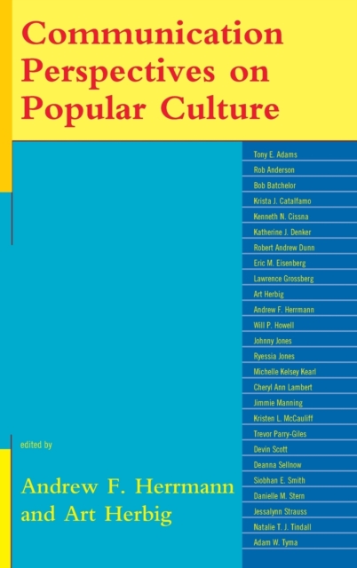Communication Perspectives on Popular Culture, Hardback Book