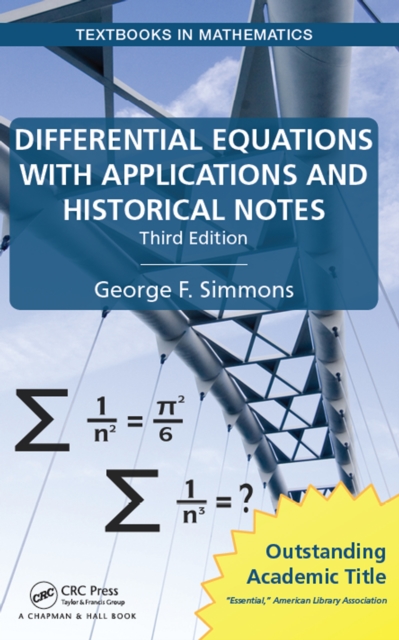 Differential Equations with Applications and Historical Notes, EPUB eBook