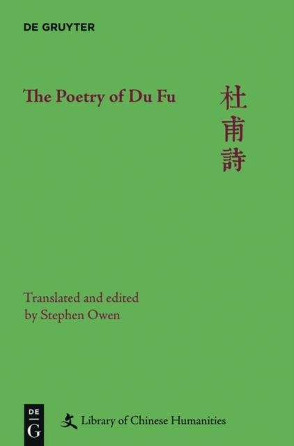 The Poetry of Du Fu, PDF eBook